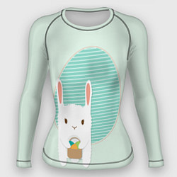 Женский рашгард Пасхальная зайка