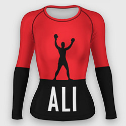 Рашгард женский Ali Boxing, цвет: 3D-принт