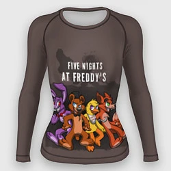 Рашгард женский Five Nights At Freddy's, цвет: 3D-принт