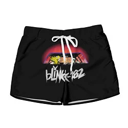 Шорты женские Blink-182, цвет: 3D-принт