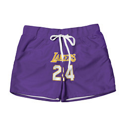 Шорты женские Los Angeles Lakers Kobe Brya, цвет: 3D-принт