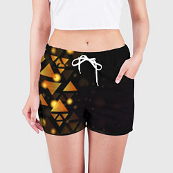 Шорты женские Geometry, цвет: 3D-принт — фото 2