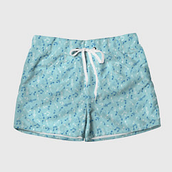 Шорты женские Ноты, цвет: 3D-принт