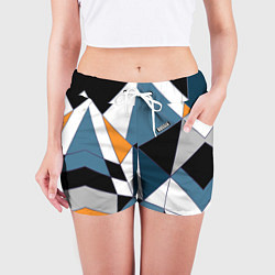 Шорты женские Геометрический узор, цвет: 3D-принт — фото 2