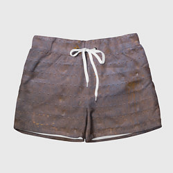 Шорты женские Ржавый металл, цвет: 3D-принт