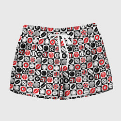 Шорты женские Разные Виды Спорта SPORT, цвет: 3D-принт