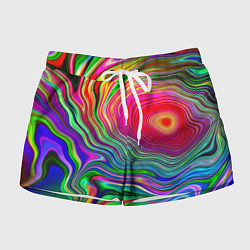 Шорты женские Expressive pattern Neon, цвет: 3D-принт