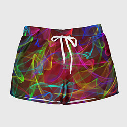 Шорты женские Color neon pattern Vanguard, цвет: 3D-принт