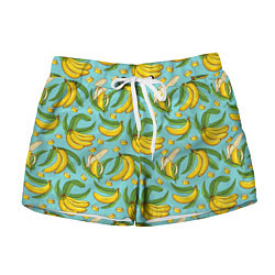 Шорты женские Banana pattern Summer Fashion 2022, цвет: 3D-принт