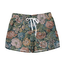 Женские шорты Floral pattern Цветочный паттерн