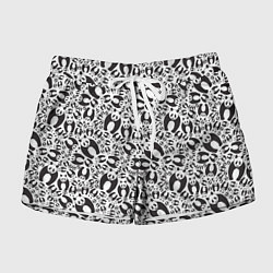 Шорты женские Медвежонок панда, цвет: 3D-принт