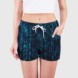 Шорты женские Программные символы, цвет: 3D-принт — фото 2