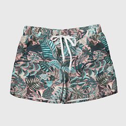 Женские шорты Тропический узор