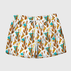 Женские шорты Супрематические скрипки