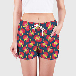 Шорты женские Тропические птицы, цвет: 3D-принт — фото 2