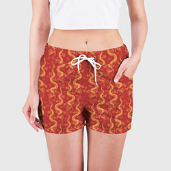 Шорты женские Символ года дракон, цвет: 3D-принт — фото 2
