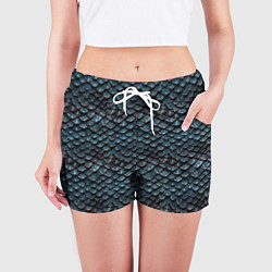 Шорты женские Dragon scale pattern, цвет: 3D-принт — фото 2