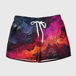 Женские шорты Яркий абстрактный путь