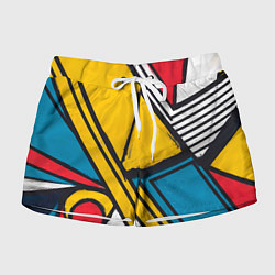 Шорты женские Загаражное граффити, цвет: 3D-принт
