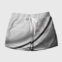 Шорты женские Toyota texrure grey, цвет: 3D-принт