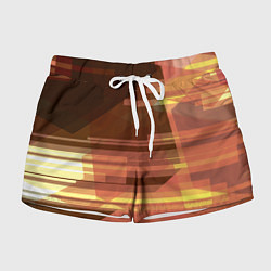 Шорты женские Оттенки заката, цвет: 3D-принт
