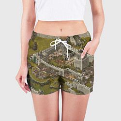 Шорты женские Stronghold Crusader Definitive Edition, цвет: 3D-принт — фото 2