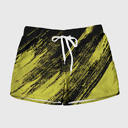 Женские шорты The color is black and yellow