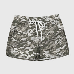 Шорты женские Фактурный камуфляж, цвет: 3D-принт