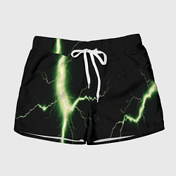 Женские шорты Lightning yellow текстура