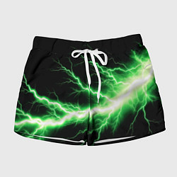 Шорты женские Lightning green, цвет: 3D-принт