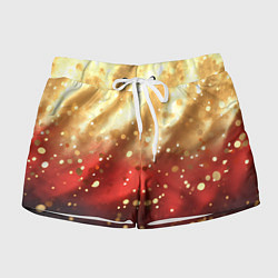 Женские шорты Волнистая текстура с блестками