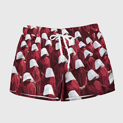 Шорты женские Рассказ служанки паттерн, цвет: 3D-принт