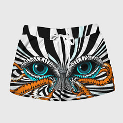 Шорты женские Глаз и щупальца, цвет: 3D-принт