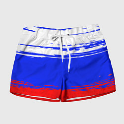 Шорты женские Патриот - флаг, цвет: 3D-принт