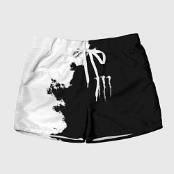 Женские шорты Monster energy краски белые