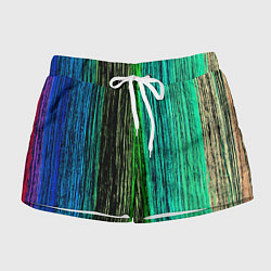 Шорты женские Цветовая палитра, цвет: 3D-принт