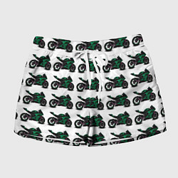 Женские шорты Motorbike dark green