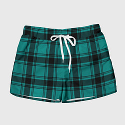 Женские шорты Checkered dark blue