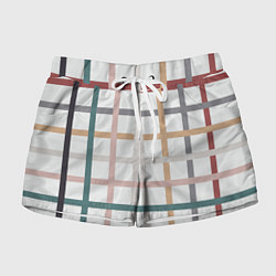 Шорты женские Плетенка пастельная, цвет: 3D-принт