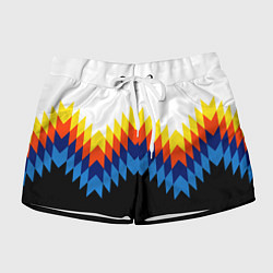 Шорты женские Олдскульный паттерн, цвет: 3D-принт