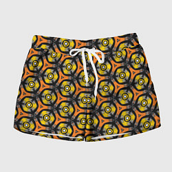 Шорты женские Замысловатые соты, цвет: 3D-принт