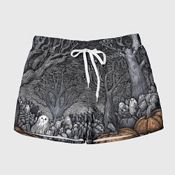 Женские шорты Осенние шалости духов