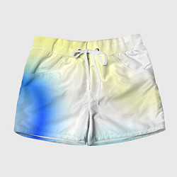 Женские шорты Color yellow blue white