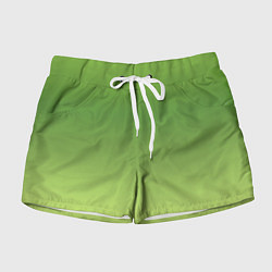 Женские шорты Color green yellow