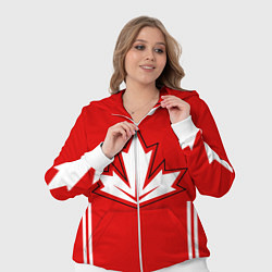 Женский 3D-костюм Сборная Канады: домашняя форма, цвет: 3D-белый — фото 2