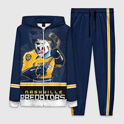 Женский 3D-костюм Nashville Predators, цвет: 3D-белый