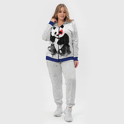 Женский 3D-костюм Рок-панда, цвет: 3D-синий — фото 2