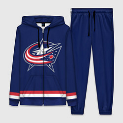 Женский 3D-костюм Columbus Blue Jackets, цвет: 3D-синий