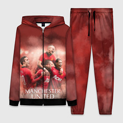 Женский 3D-костюм Manchester United, цвет: 3D-черный