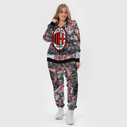 Женский 3D-костюм Milan FC, цвет: 3D-черный — фото 2